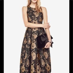 Ann Taylor gilded blossom flare dress